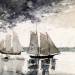 Two Schooners (Two Sailboats)
